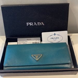 PRADA Large Saffiano Leather Wallet